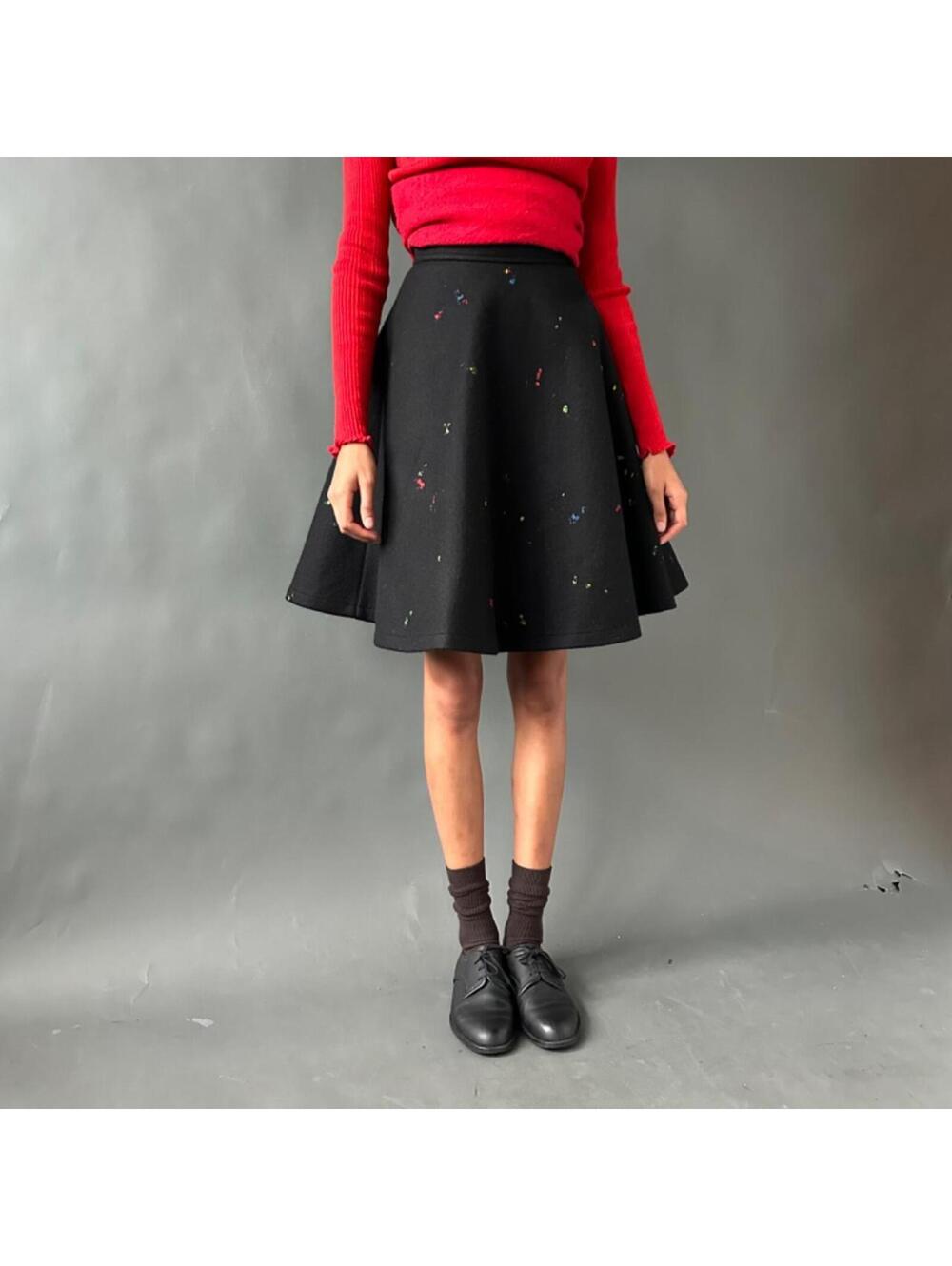 Comme Des Garçons FW89 “Red Is Black” Runway Skirt